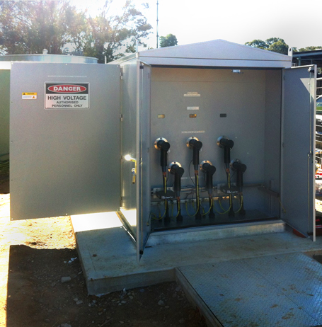 A NOJA Power GMK Installed in NSW – HV Cable Connection Compartment
