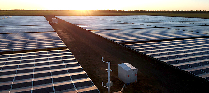 Kanowna Solar Farm in Northern NSW, Australia with a NOJA Power GMK