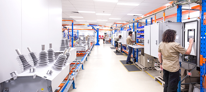 NOJA Power production line