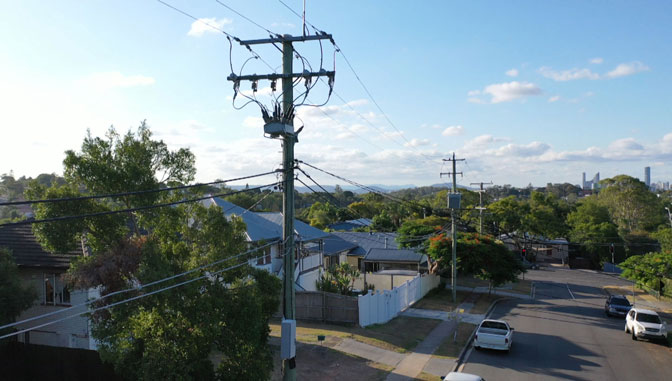NOJA Power OSM recloser installation
