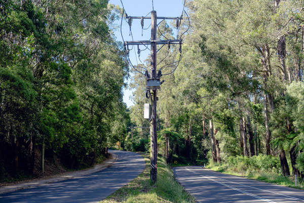 A Fire Mitigation OSM Recloser installed in High Fire Risk zones in Victoria Australia. © NOJA Power 2021