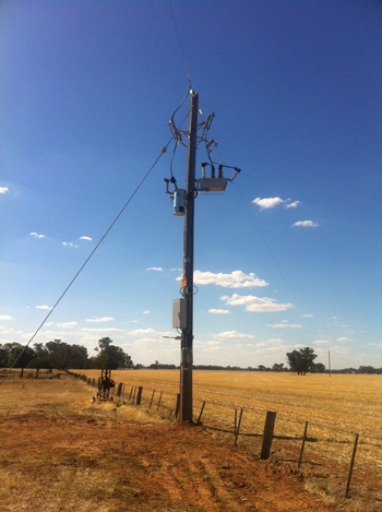 Single Phase Bushfire Mitigation OSM Recloser in Rural Victoria, Australia