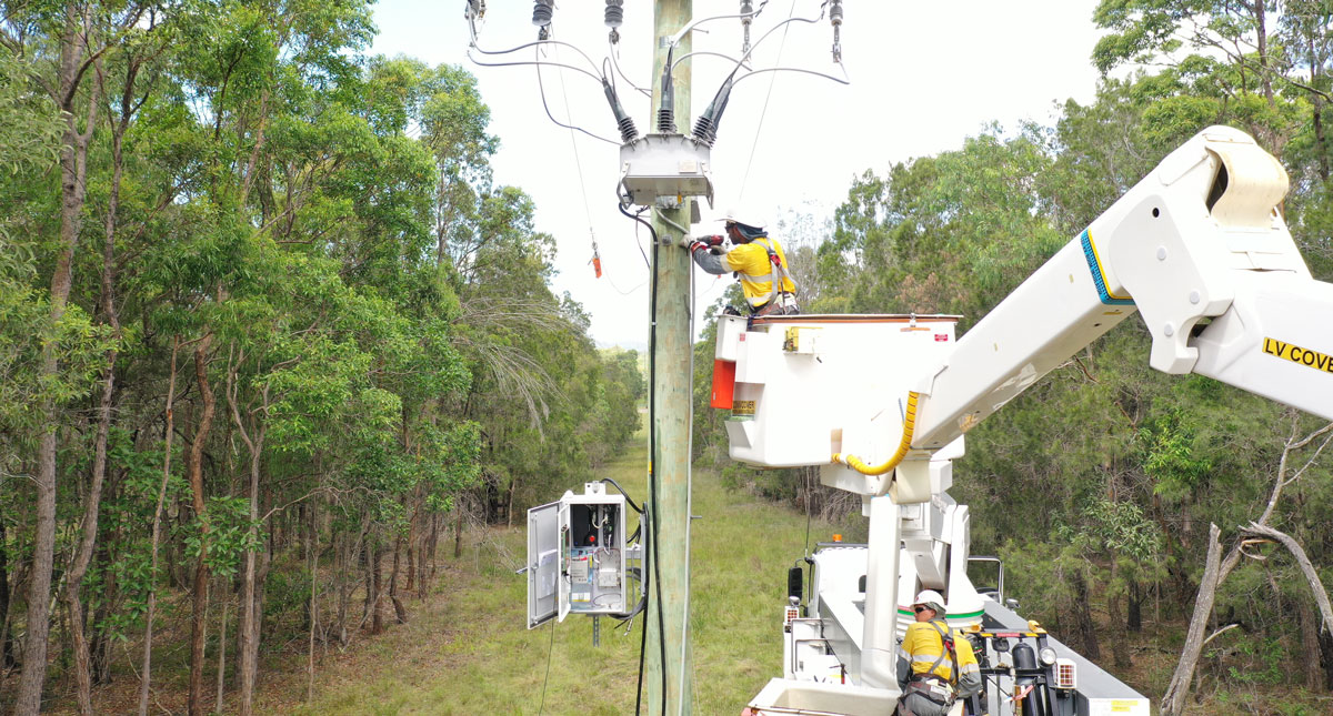 NOJA Power RC20 under installation