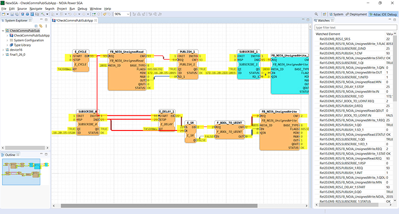 NOJA Power SGA Software (Debugging and Monitoring)