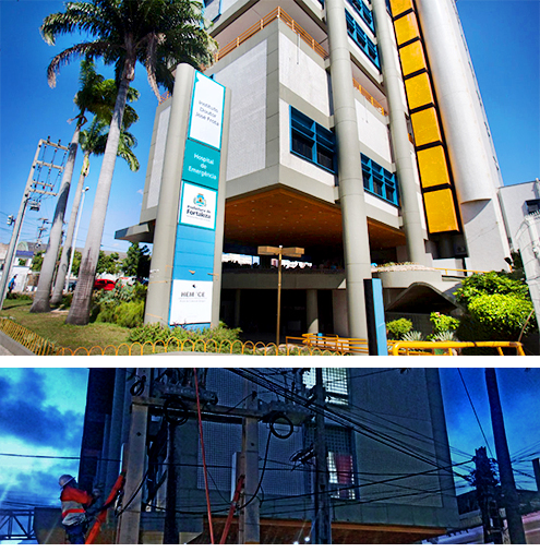 NOJA Power ACO installation supplying the Dr. José Frota (IJF) Hospital Institute