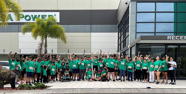 The NOJA Power Bridge to Brisbane Team © NOJA Power 2021