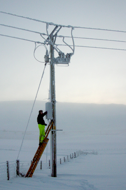 NOJA Power OSM27 Smart Automatic Recloser Operating Under Harsh Weather Conditions