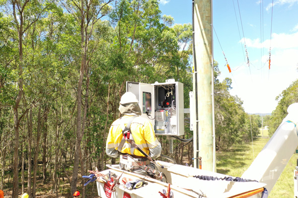 NOJA Power 2020, a NOJA Power RC20 control cubicle under installation in Queensland Australia