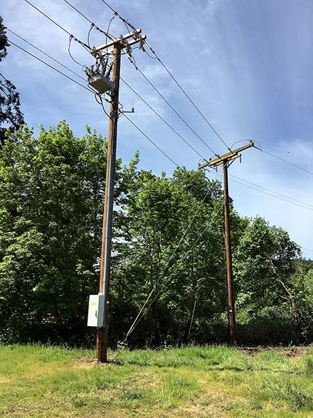 NOJA Power OSM Recloser with RC-10 control in the USA