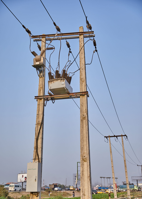 A NOJA Power OSM Recloser with RC15 Control in service in Nigeria.