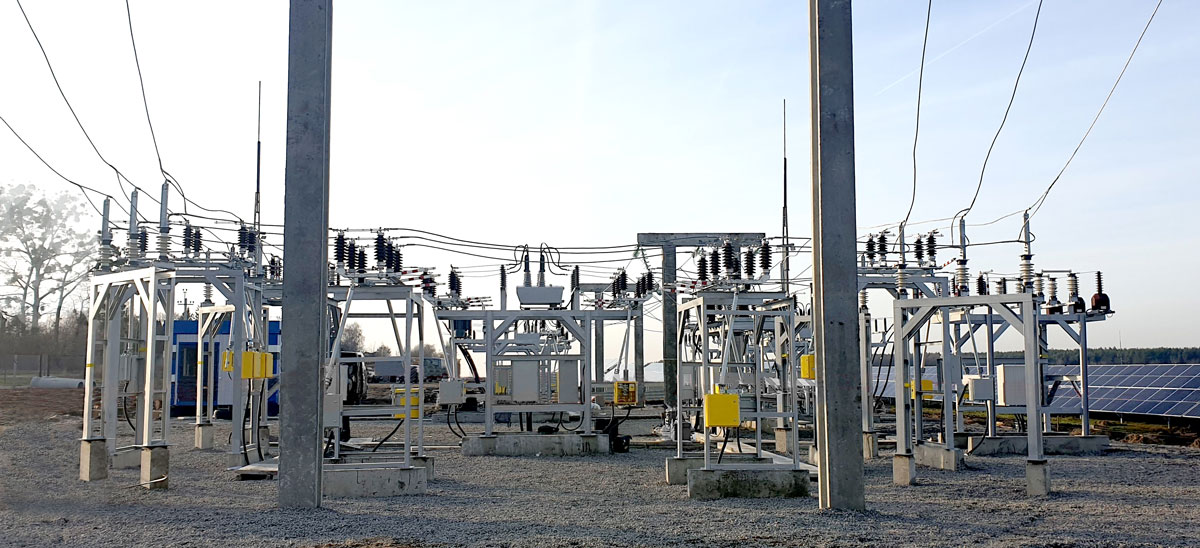 NOJA Power OSM Reclosers used for Grid Scale Solar Generation Connection