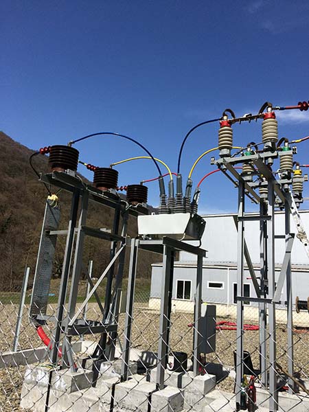 A NOJA Power OSM Recloser installed in a substation in Georgia