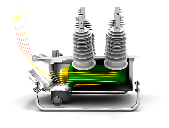 NOJA Power’s Patented Arc Fault design prevents catastrophic arc fault energy from reaching operators