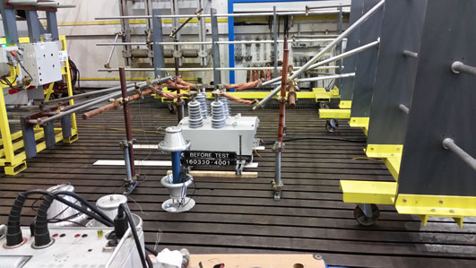 NOJA Power OSM38 recloser type tested at 16kA in KEMA's Netherlands facility