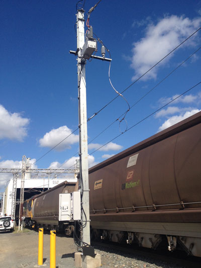 NOJA Power 38kV Single Phase Recloser Installation at the Callemondah, Queensland Shunting Yard
