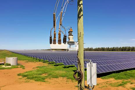 A NOJA Power OSM Recloser connecting Renewable Generation Energy to the Distribution Grid