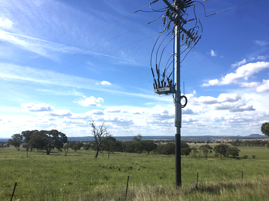 NOJA Power Recloser Installation in Rural New South Wales, Australia