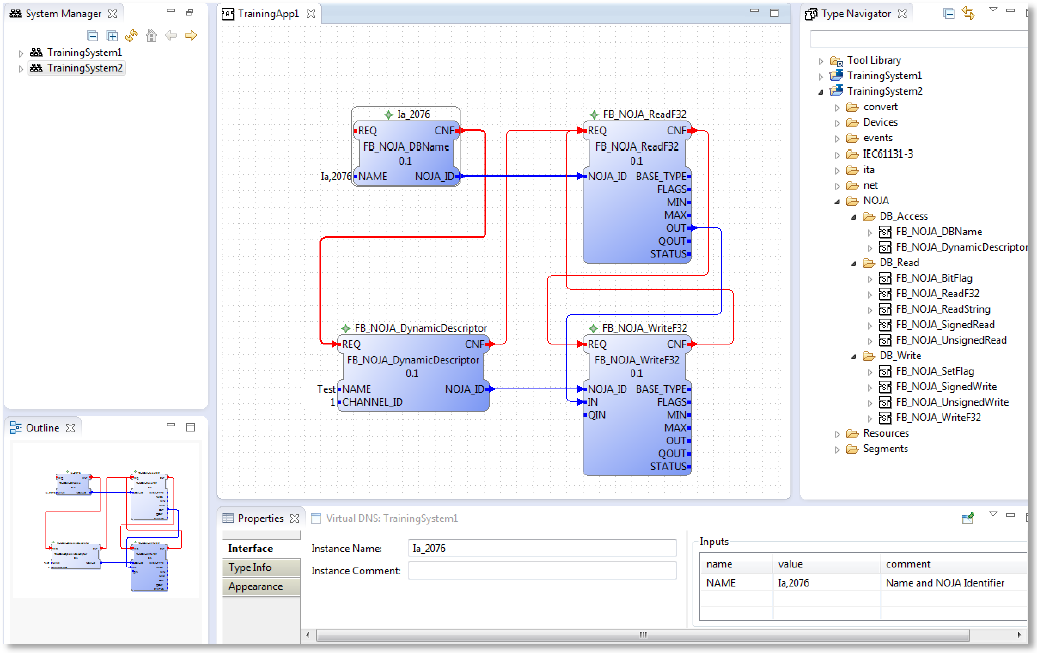 Figure 2 – NOJA Power SGA IEC61499 Logic Engine UI