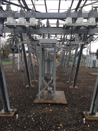 NOJA Power OSM Recloser Substation Mounting Arrangement